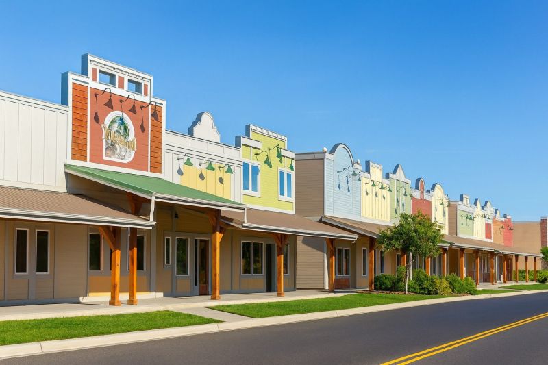 Completed Commercial Facade